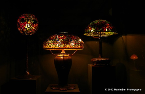 Tiffany lamps.  Cleveland Museum of Art.